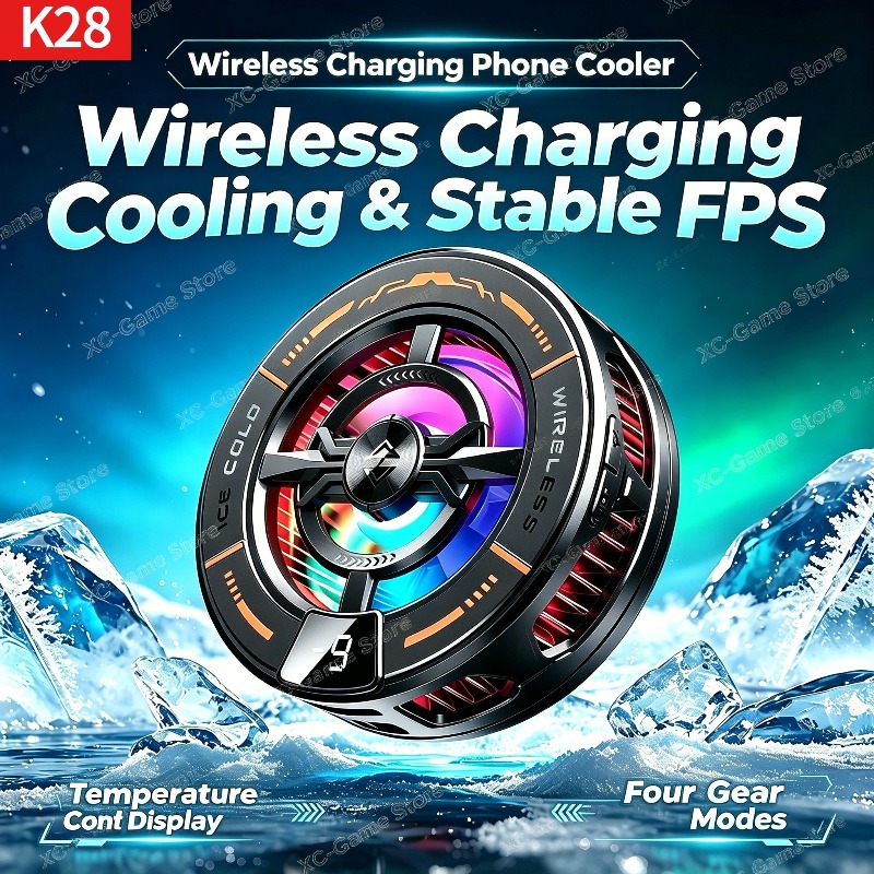 Gaming Accessories For Room - Magnetyczny chłodzik do telefonu K28 z