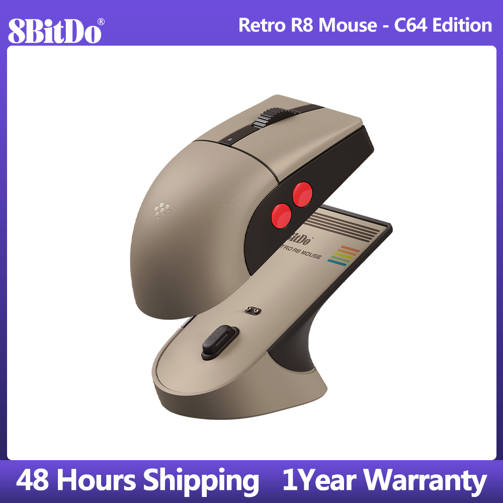 Gaming Accessories Retro - Mysz 8BitDo Retro R8 z mikroprzełącznikami,