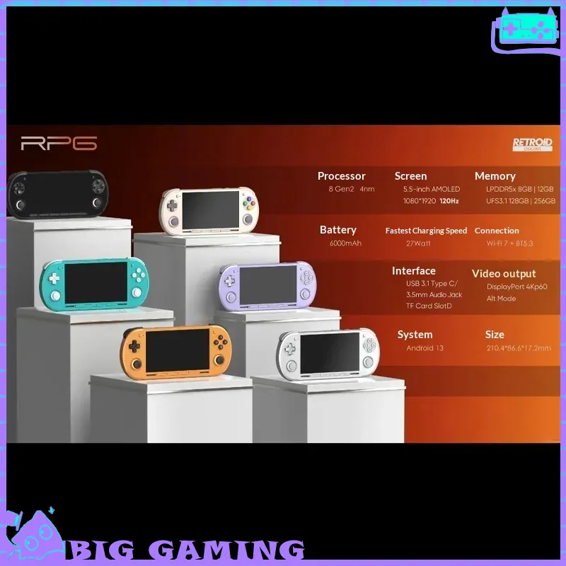 Gaming Accessories Retro - Konsola do gier Retroid Pocket G2,