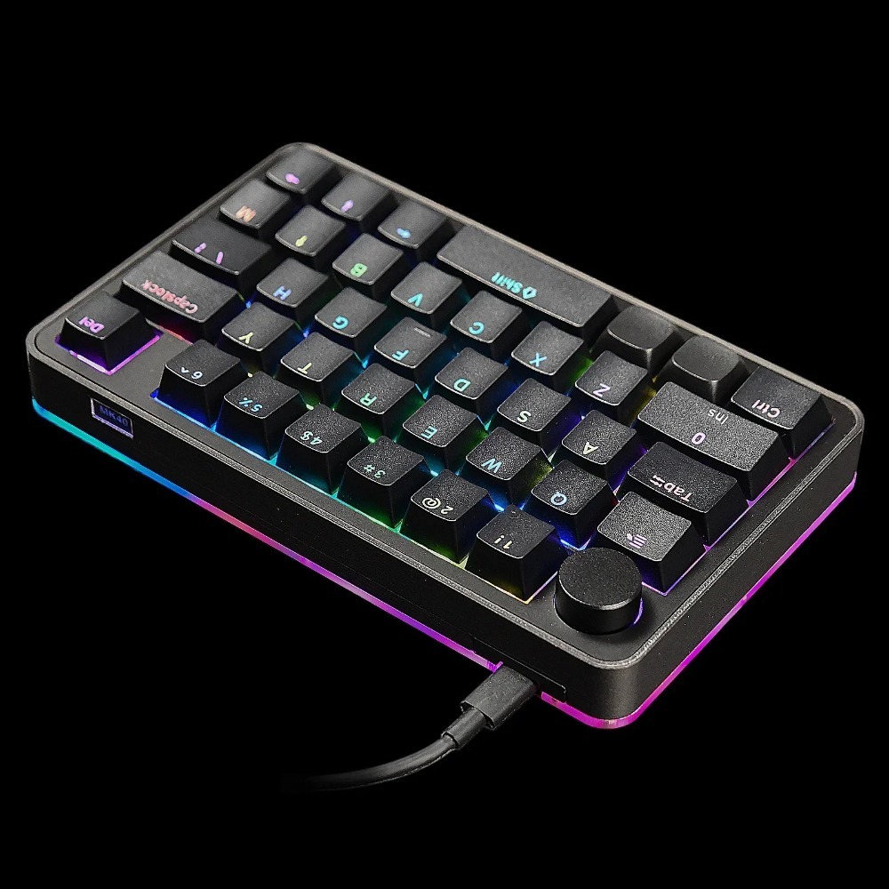 Gaming Accessories To Have - Klawiatura mechaniczna MK40 dla leworęcznych graczy,