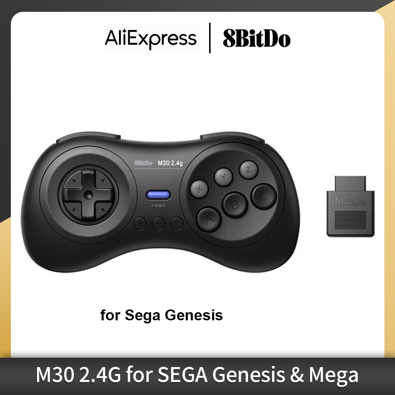 Gaming Accessories Driving - 8BitDo M30 2.4G Bezprzewodowy Kontroler do
