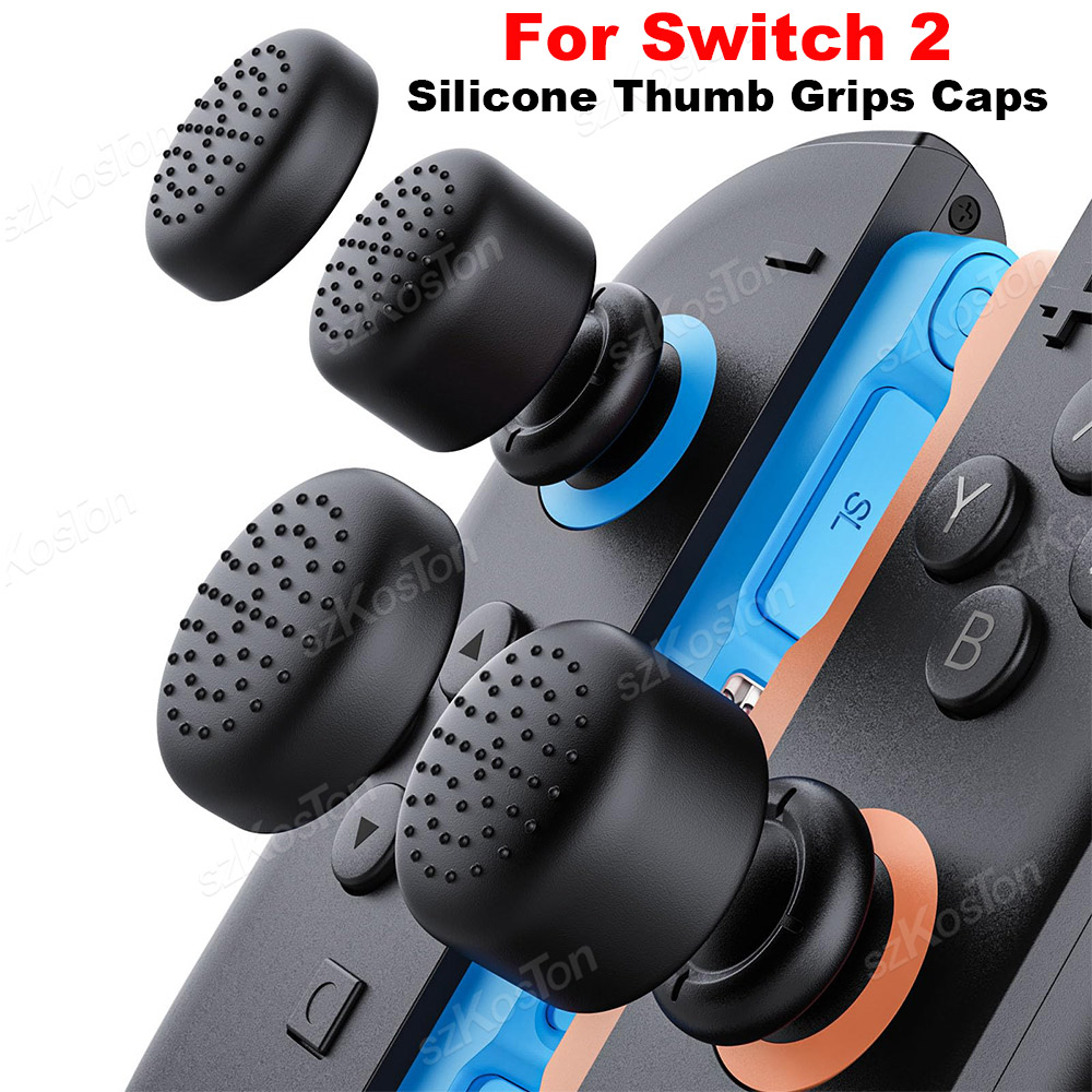 Gaming Accessories Nintendo Switch - 4 SZT. Antypoślizgowe Silikonowe Nakładki na