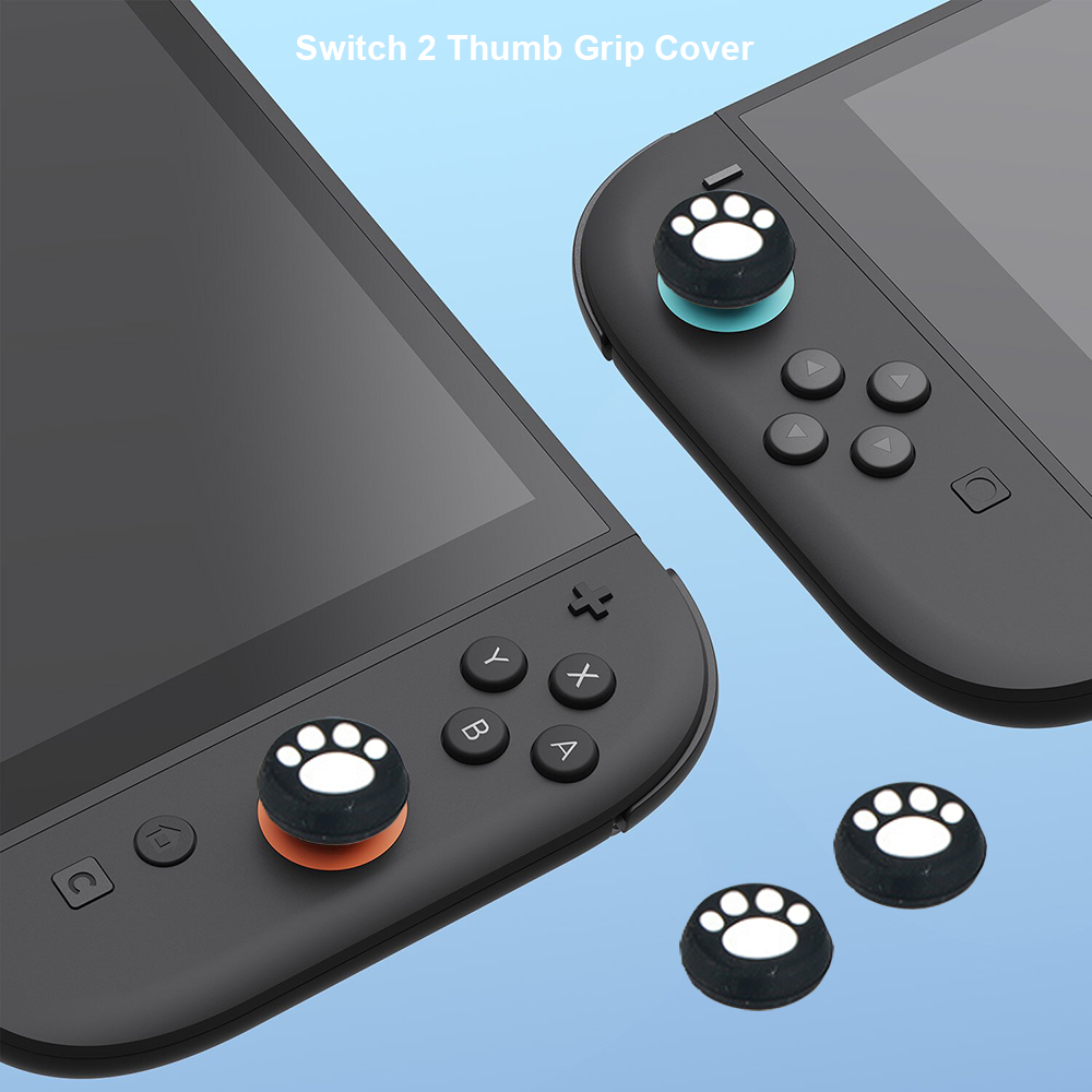 Gaming Accessories Nintendo Switch - 4 szt. Śliczny koci pazur silikonowy