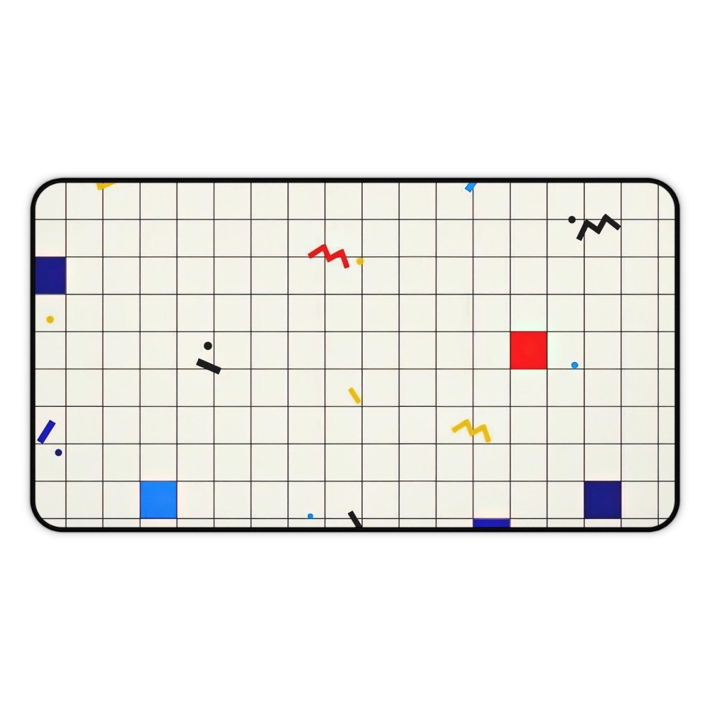 Gaming Accessories Retro - Retro Geometryczna Podkładka na Biurko z