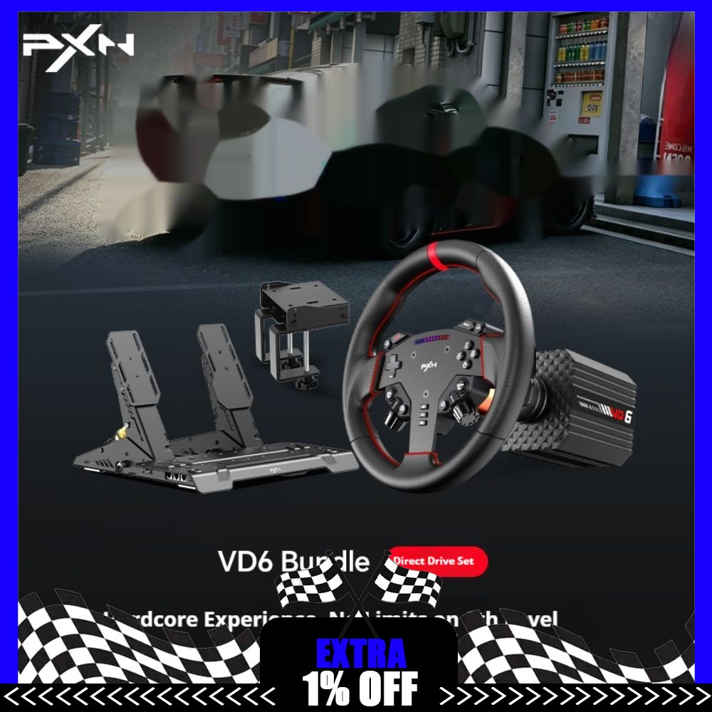 Gaming Accessories Driving - Kierownica do gier PXN VD6 z