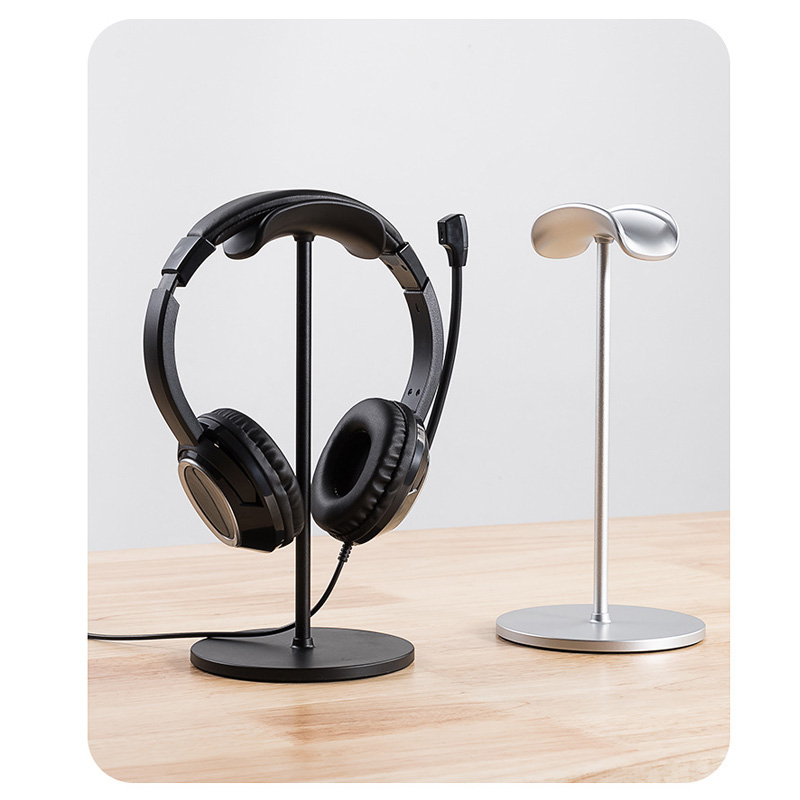 Gaming Accessories For Setup - Metalowy stojak na słuchawki montowany na