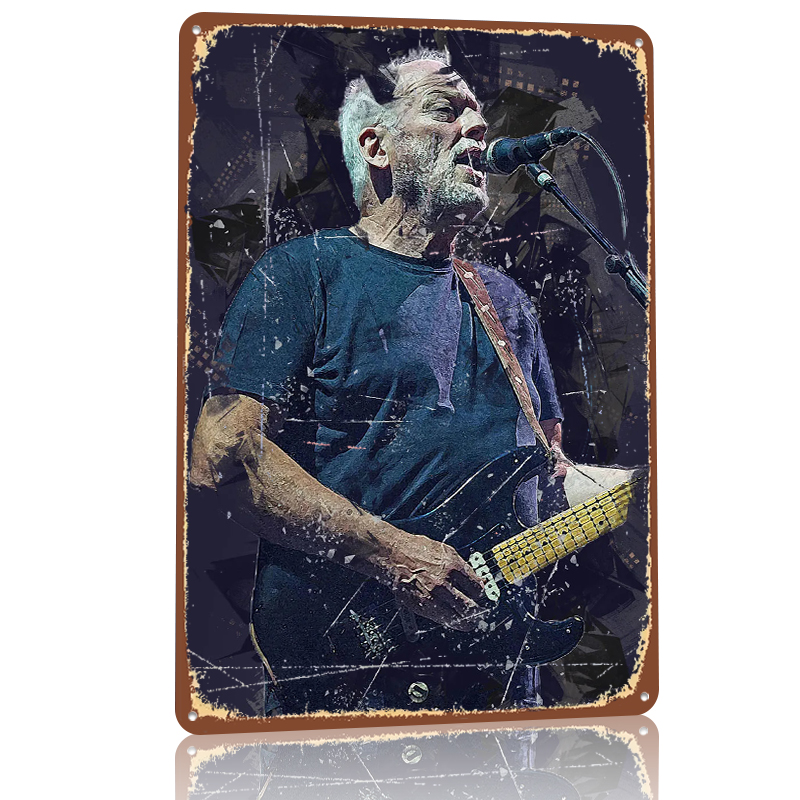 David Gilmour Metalowy Plakat  – Gaming Accessories Retro recenzja i cena