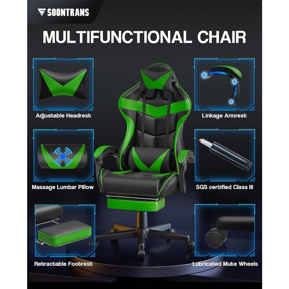 Ergonomiczne krzesło gamingowe – Gaming Accessories For Gaming Room recenzja i cena
