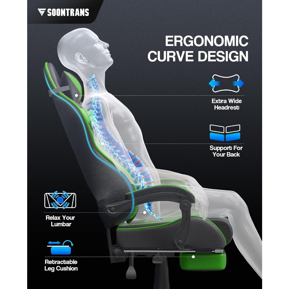 Ergonomiczne krzesło gamingowe – Gaming Accessories For Gaming Room recenzja i cena