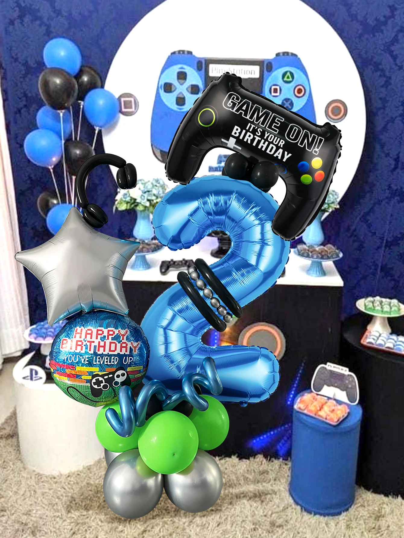 Zestaw balonów urodzinowych z  – Gaming Accessories For Room recenzja i cena